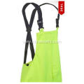 Men's High-Visibility Lime Green Waterproof Overalls